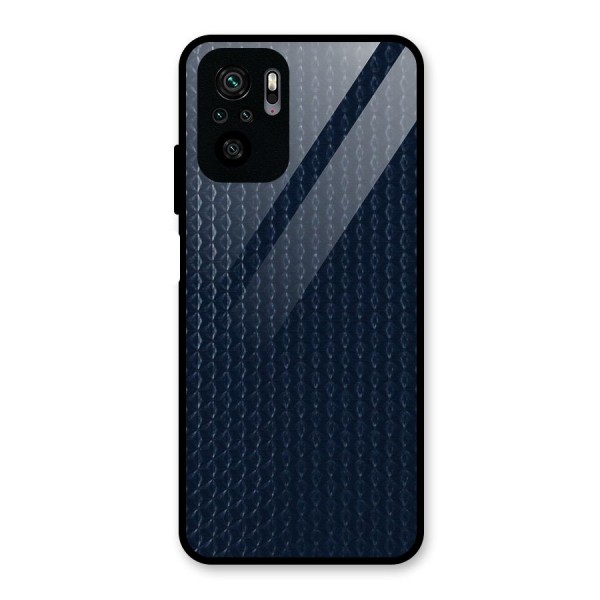 Blue Pattern Glass Back Case for Redmi Note 10